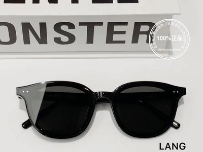 2020年新品 全新正品 gentle monster LANG 01 黑色_GM Flatba系列 中性款
