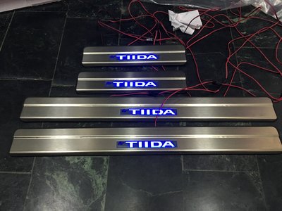 NISSAN BIG TIIDA I TIIDA專用LED踏板 門檻條 冷光踏板 迎賓踏板 12~17年適用
