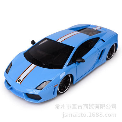 汽車模型 美馳圖原廠1:24 Lamborghini LP560-4金屬車模仿真合金汽車模型