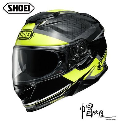 【帽牧屋】日本 SHOEI GT-AIR II CROSSBAR TC-3 全罩安全帽 公司貨 內置墨片 透氣 黑/黃