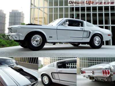 【Maisto 精品】1/18 1968 Ford Mustang GT 福特 野馬 眼鏡蛇~全新特惠價~!!