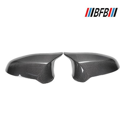 汽車配件 汽車尾翼 適用于寶馬F80 F82 M3 M4碳纖維后視鏡殼 右駕倒車鏡殼反光鏡罩