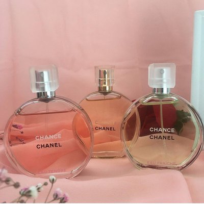 Chanel 精品香水系列 經典 香奈兒機遇柔情粉邂逅女士淡香水 100ML 花果香調香氛 清新持久女士淡香水