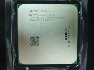 【含稅】AMD Phenom X4 9950 2.6G HD995ZXAJ4BGH 四核125W庫存正式散片CPU一年保