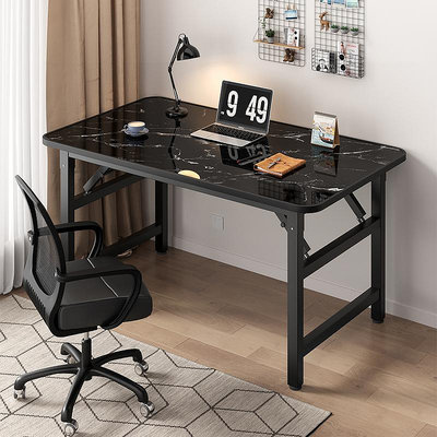 電腦桌台式書桌可折疊辦公桌臥室家用簡易小桌子學習寫字桌出租屋