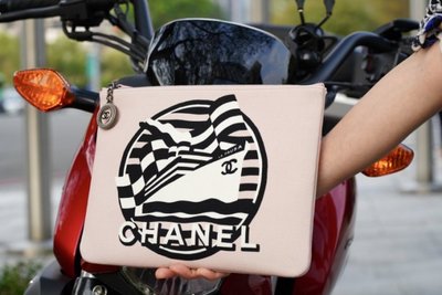Chanel Clutch A70476 單寧航海手拿包 粉紅