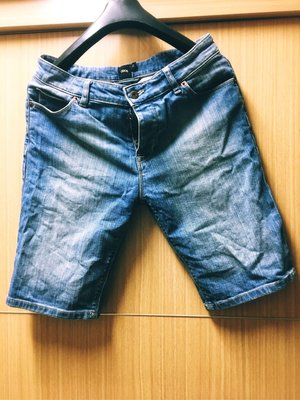 ASOS 彈性水洗丹寧牛仔短褲 Denim Shorts In Skinny 30腰