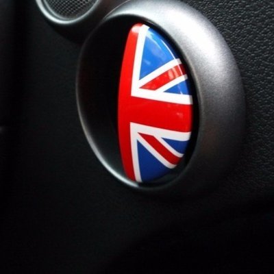 MINI COOPER R60 車門內把手 製物箱開關 車飾品 英國國旗 門把 裝飾