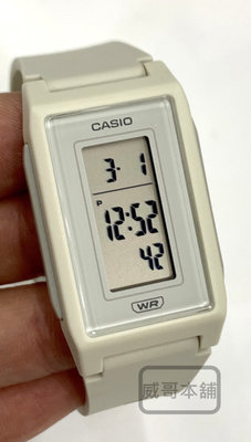 【威哥本舖】Casio台灣原廠公司貨 LF-10WH-8 纖薄輕巧 時尚電子錶 LF-10WH