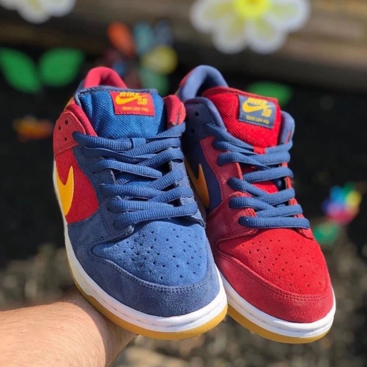 全新正品【Nike SB Dunk Low “Barcelona”】紅藍鴛鴦巴賽隆納男款DJ0606