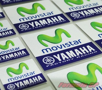 [Formila GP] MotoGP YAMAHA MOVISTAR ROSSI 反光 防水 貼紙 小款