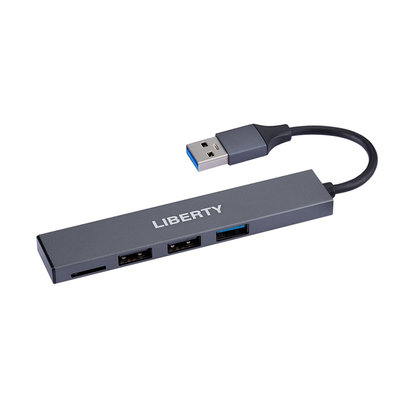 【含稅】LIBERTY利百代 3+1複合式USB3.0集線器 LY-301A 擴充器 1對3 USB HUB 讀卡機