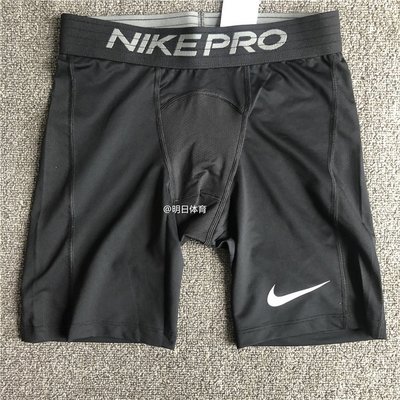 【熱賣精選】Nike耐吉PRO METALLIC 男子跑步薄款訓練健身緊身短褲 BV5636-010