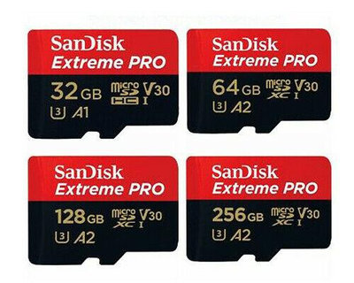 SanDisk Extreme PRO 32GB 64GB 128GB 256GB MicroSD 記憶卡 GoPro 紀錄器 手機記憶卡