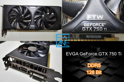 【 大胖電腦 】艾維克 EVGA GeForce GTX 750 TI 顯示卡/D5/128/保固30天/直購價900元