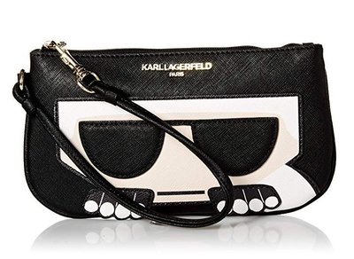 預購 美國帶回 正版 Karl Lagerfeld 卡爾老佛爺 防刮 手拿包 零錢包 證件包 鑰匙包