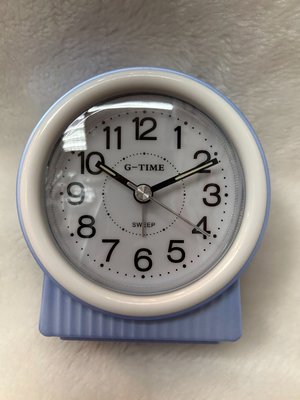 【幸福媽咪】 G-TIME G-7602 靜音指針/貪睡/夜燈 圓形鬧鐘