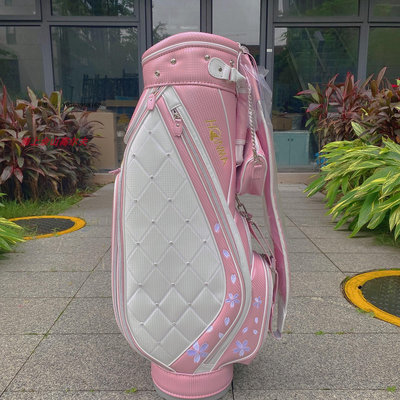 高爾夫球包HONMA新款高爾夫球包套桿包GOLF標準款女士櫻花粉正品PU防水輕便球袋
