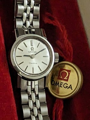 1960年代（全部原裝，盒裝停產庫存美品）    OMEGA日內瓦，古董機械女錶