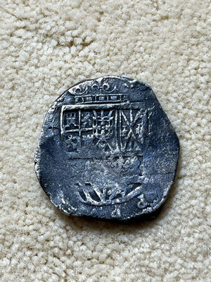 西班牙16-17世紀海外貿易銀（切銀）4里爾
