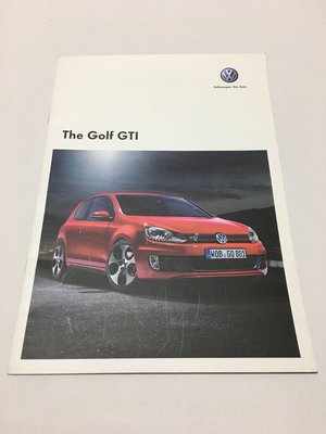 【咖啡是貓】2011 VW Golf GTI 原廠型錄DM