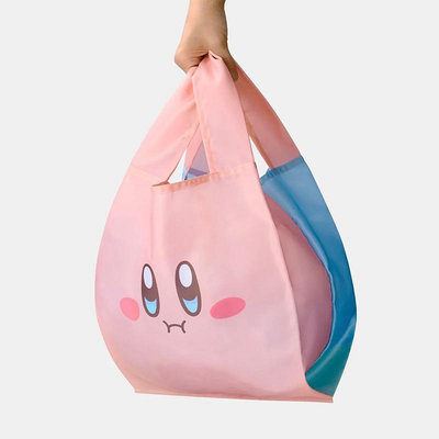 《瘋日雜》A137日本 任天堂 限定 switch 周邊 雙面圖案 星之卡比 托特包 環保袋 手提袋 購物袋 提袋