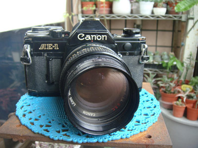 二手品＼早期相機 Canon    AE-1         1:1.4     50 mm     JAPAN      零件機