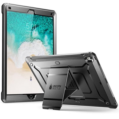 iPad保護套SUPCASE iPad Pro 12.9 2017外殼[重型]全身堅固耐用的保護殼蓋 帶支架  防撞防摔殼