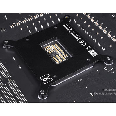 水冷頭Alphacool歐酷CPU冷頭水冷扣具12代 金屬背板 LGA115x/1200/1700水冷板