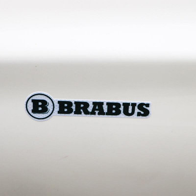 適用賓士smar車標貼BRABUS反光貼紙隨意車身裝飾貼AMG個性尾標貼o