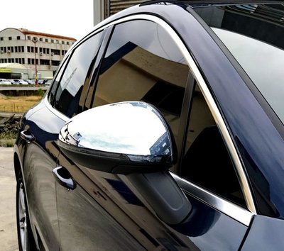圓夢工廠 Porsche 保時捷 Macan 2015~2018 改裝 鍍鉻銀 後視鏡蓋 後照鏡蓋 飾貼