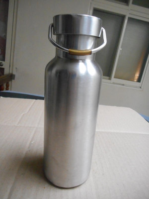 2手~SUS316不鏽鋼真空保冷保溫瓶 保溫杯500ml-不鏽鋼原色