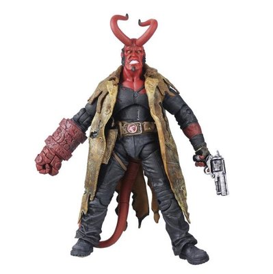清倉 【Mezco】螞蟻 地獄男爵 Hellboy 地獄男孩 6寸超可動人偶手辦模型 18CM