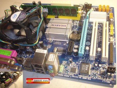雙核心+主機板+記憶體 套餐 Intel E5200 技嘉 GA-G31M-S2L DDR2 2G 內建顯示4組SATA