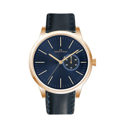 ∥ 國王時計 ∥ MAX MAX MAS7035-3 藍面時尚腕錶