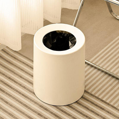 多功能 家用 垃圾桶垃圾桶家用素色輕奢風簡約ins風高顏值辦公室客廳臥室大容量紙簍