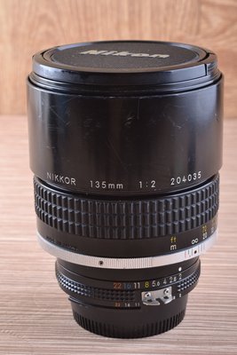 【品光攝影】Nikon AIS 135mm F2 定焦 手動#44580J