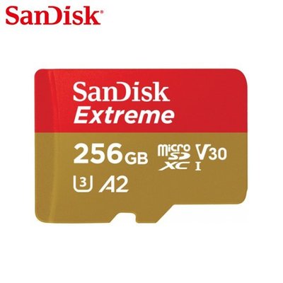 SanDisk 256G Extreme A2 microSDXC 190MB/s 記憶卡(SD-SQXAV-256G)