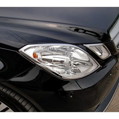 【JR佳睿精品】Benz E250 E350 Coupe 09-12 2門 鍍鉻大燈框 頭燈飾框 改裝 配件 裝飾精品