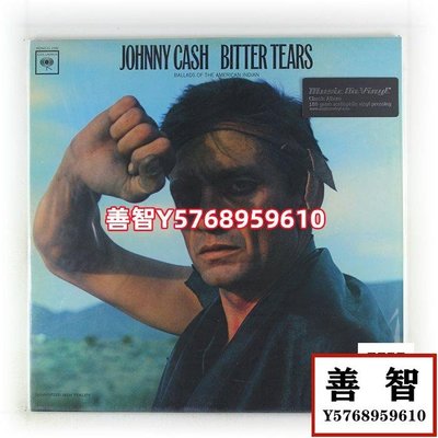 現貨鄉村民謠經典 Johnny Cash - Bitter Tears 黑膠LP歐版全新 唱片 LP 黑膠【善智】