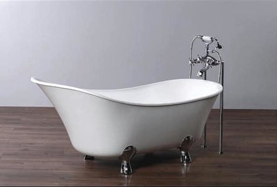 《優亞衛浴精品》古典獨立式壓克力浴缸 139/155cm