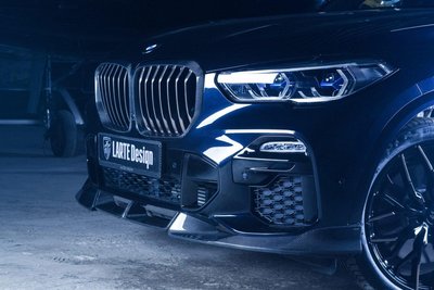 ✽顯閣商行✽俄羅斯原裝 LARTE Design BMW G05 X5 碳纖維前下巴 前下擾流 改裝 M50i