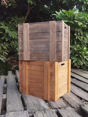 優選鋪~復古木箱老舊實木加固整理收納箱裝飾儲物箱陳列有蓋長方形木箱子