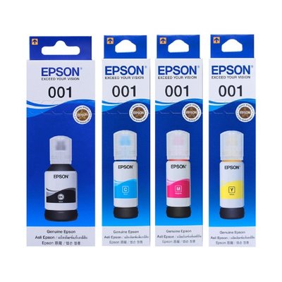【Pro Ink 原廠盒裝墨水瓶】EPSON T03Y 001- L6190 L14150 黑色 藍色 紅色 黃色‧含稅