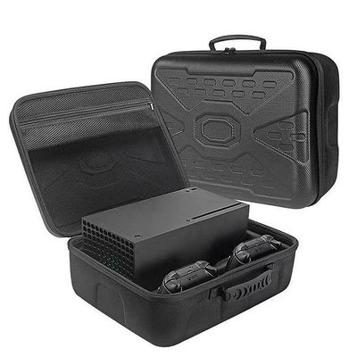適用Xbox Series S/X遊戲機收納包硬殼手提袋主機配件保護盒