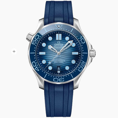 OMEGA 21032422003002 藍海馬300 Summer Blue 歐米茄 陶瓷圈 手錶 機械錶 42mm 膠錶帶