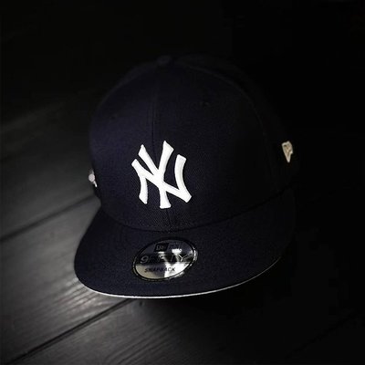 【帽】MLB x NE 美版潮牌紐約洋基隊NY星條旗平檐棒球帽