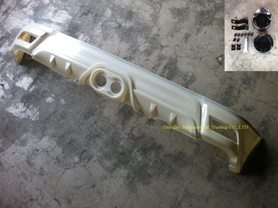 ※寶捷國際※ 2014 TOYOTA YARIS RF版 後下巴 ABS材質 素材 台灣製造