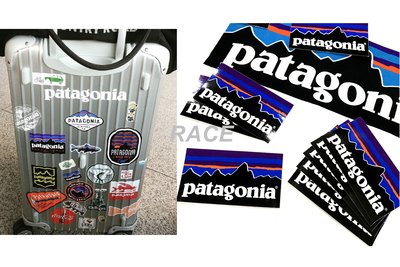 【RACE】PATAGONIA STICKERS 貼紙 正版公司貨 LOGO 山景 防水 行李箱 安全帽 筆電 機車