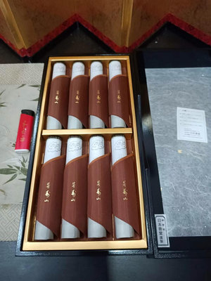 日本進口線香 日本香堂 沉香壽山 漆盒八卷裝 約250g